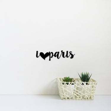 Paris Bedroom Decor | Paris Bathroom Decor | Metal Word Art | Paris Gift | Paris Girl Home Decor | Paris Kitchen Decor | Paris Sign